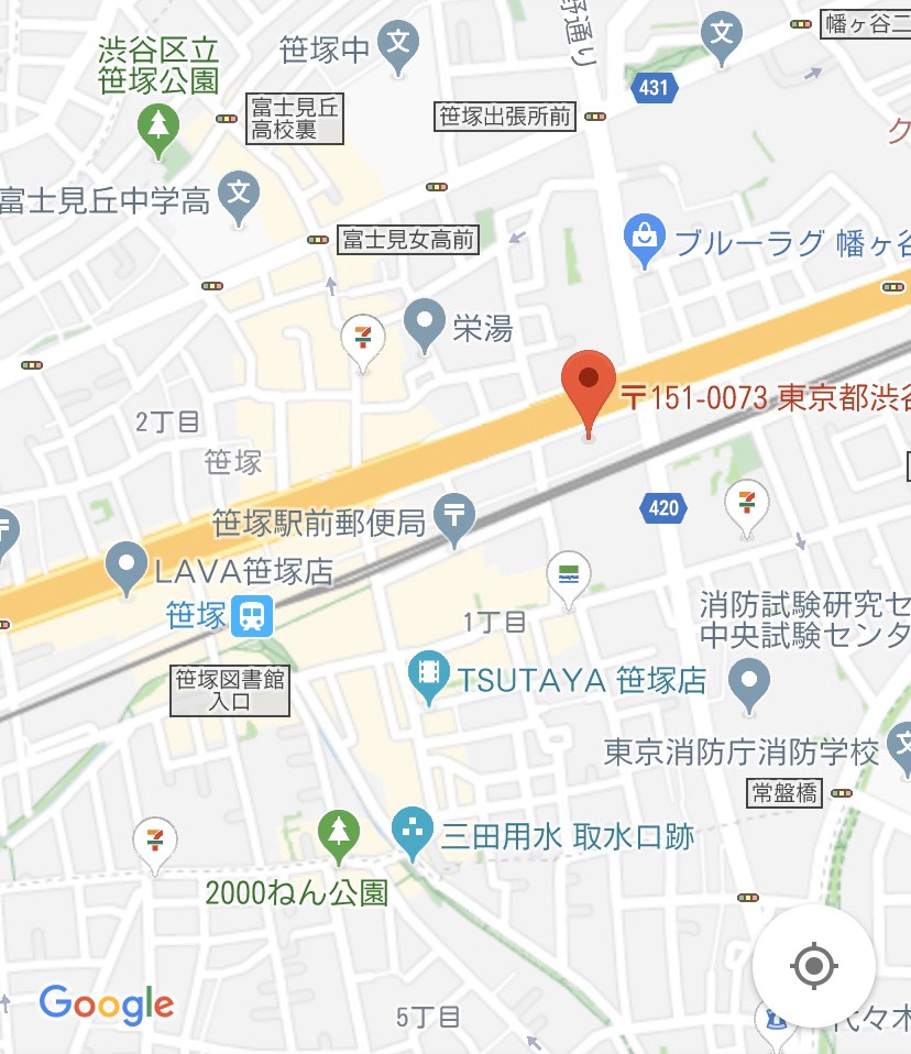 笹塚事務所地図